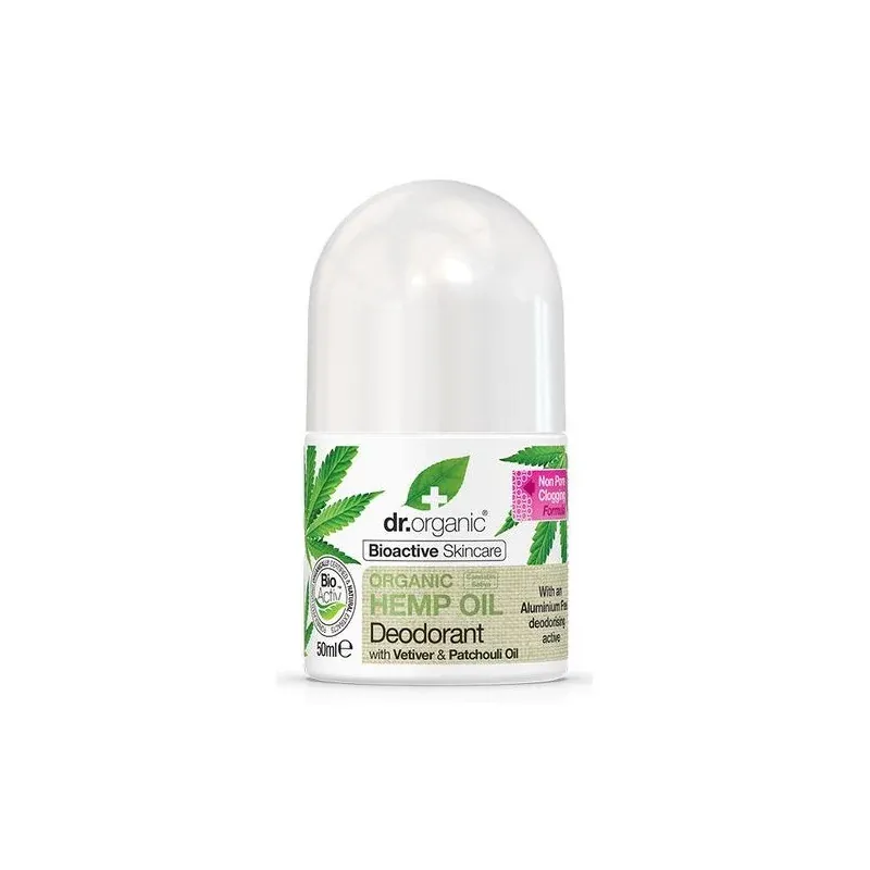 DR.ORGANIC Déodorant à l’Huile de Chanvre 50Ml