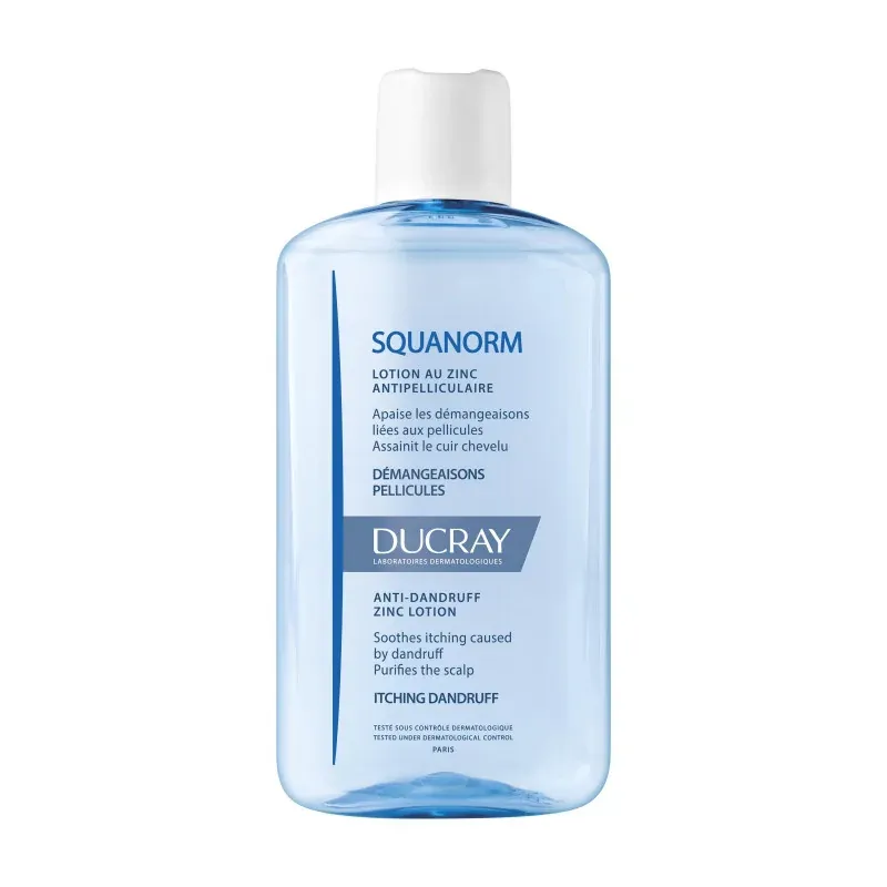 Ducray Lotion au Zinc Antipelliculaire — Soin antipelliculaire — Squanorm 200 ml