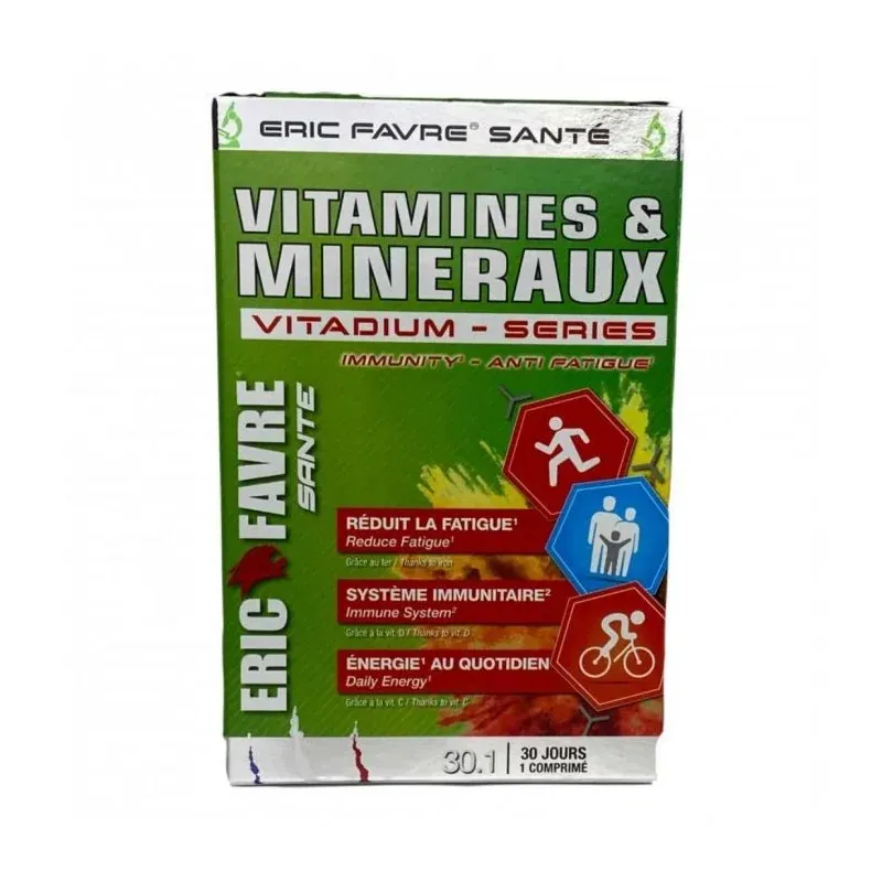 Eric Favre Vitamine & Mineraux 30cps