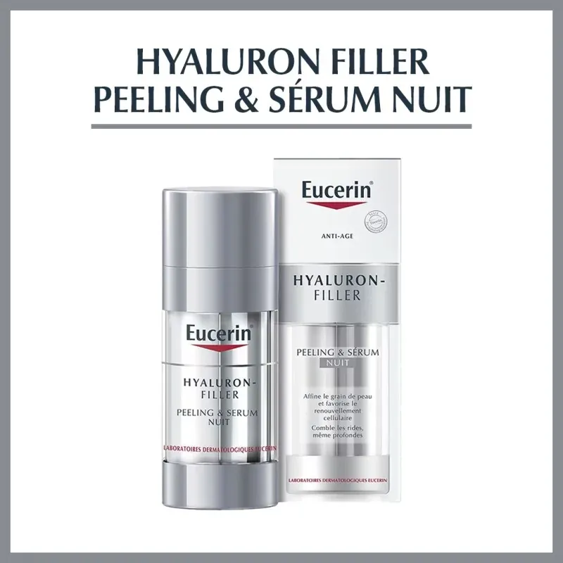 EUCERIN HYALURON-FILLER PEELING & SÉRUM NUIT