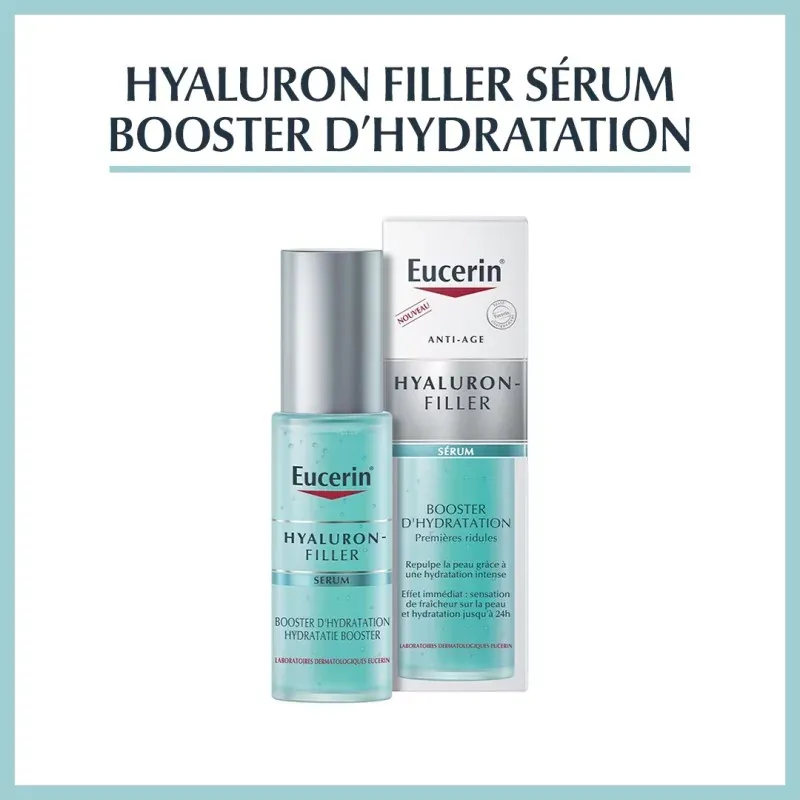 EUCERIN Hyaluron-Filler Sérum Booster d'Hydratation, 30ml