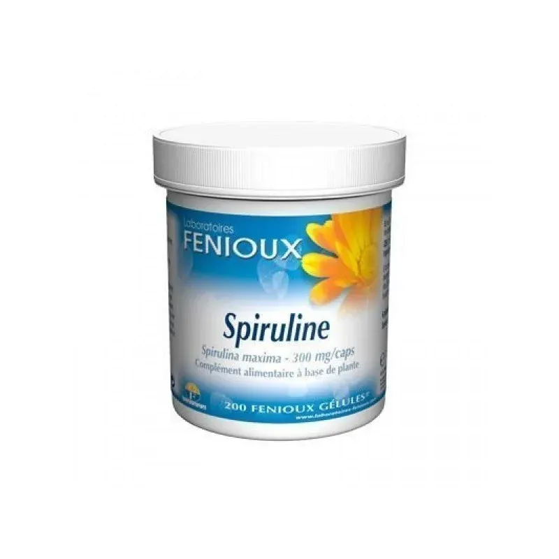 Fenioux spiruline 200 gélules