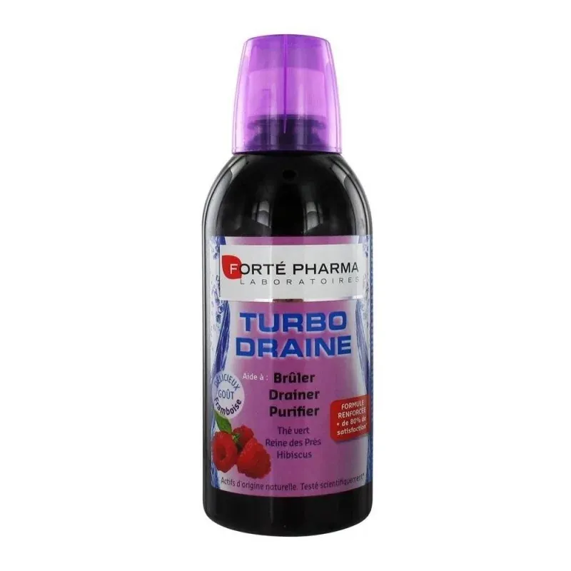 Forte Pharma Turbo Draine Goût Framboise 500ml