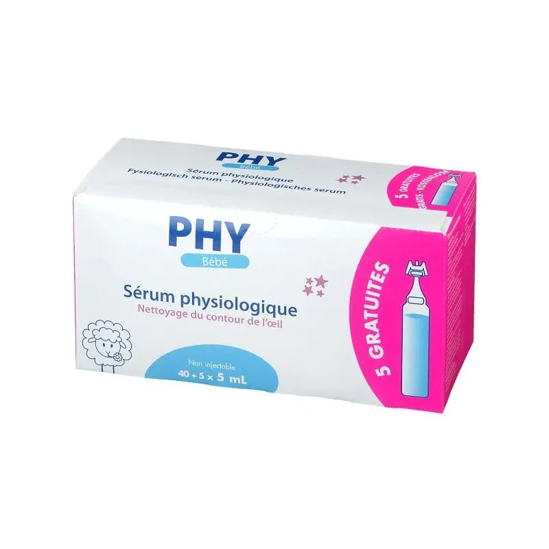 GILBERT PHY SERUM PHYSIOLOGIQUE 40+5x5ML