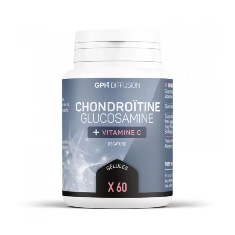 GPH CHONDROITINE GLUCOSAMINE + VITAMINE C 60 GELULES