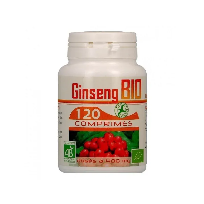 GPH DIFFUSION GINSENG BIO 120 comprimés