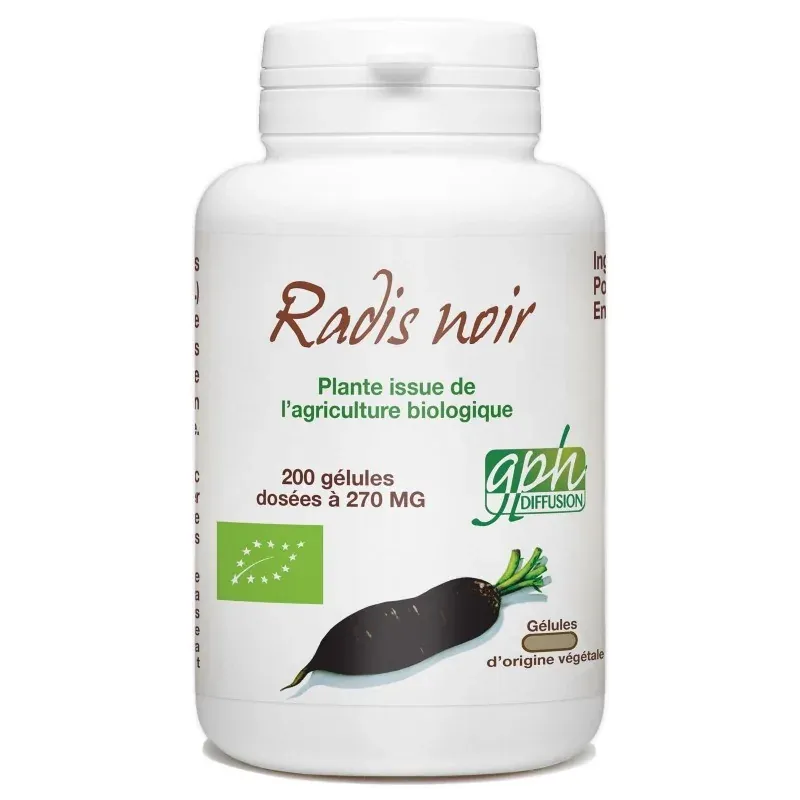 GPH DIFFUSION RADIS NOIR Bio 200 gélules