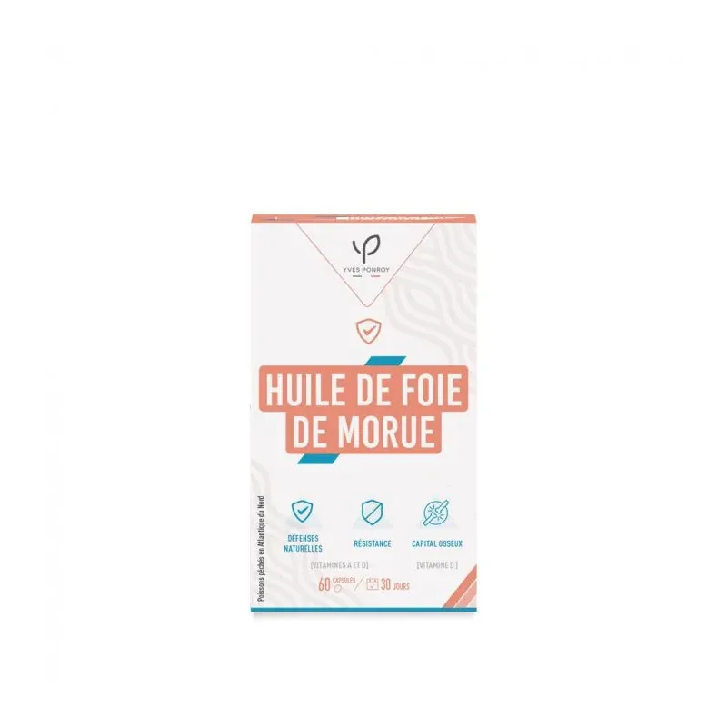 YVES PONROY HUILE DE FOIE DE MORUE 60 CAPSULES