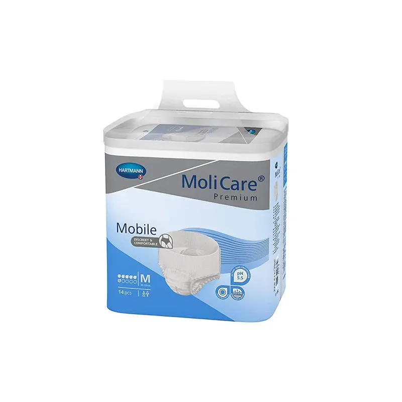 HARTMANN MOLICARE PREMIUM CHANGE ELASTIC 6GT TAILLE M JOUR 30U