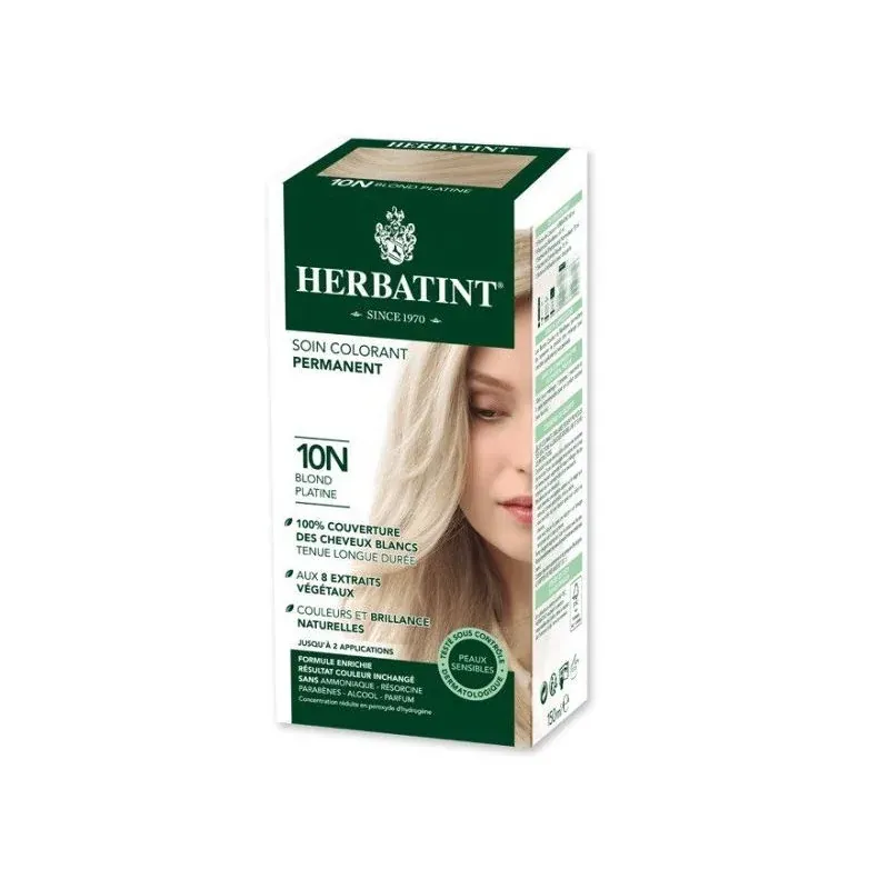 HERBATINT SOIN COLORANT PERMANENT 10N BLOND PLATINE