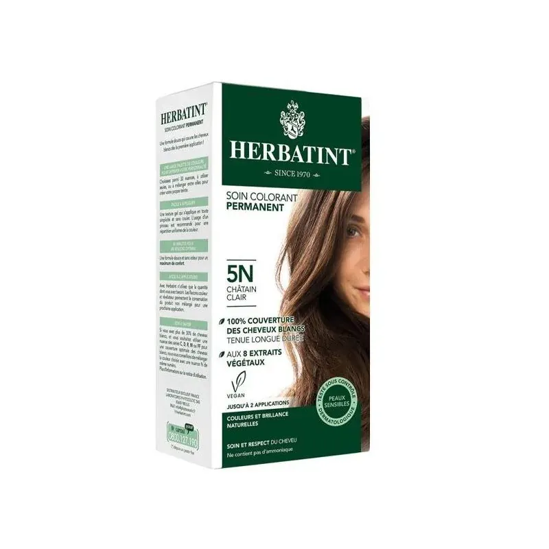 HERBATINT SOIN COLORANT PERMANENT 5N CHATAIN CLAIR