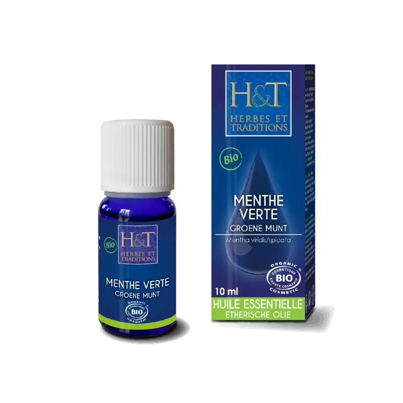 HERBES ET TRADITIONS HUILE ESSENTIELLE - MENTHE VERTE BIO 10ML