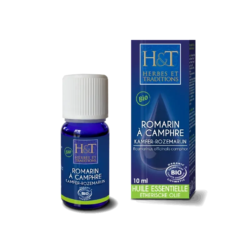 HERBES ET TRADITIONS HUILE ESSENTIELLE - ROMARIN A CAMPHRE BIO 10ML