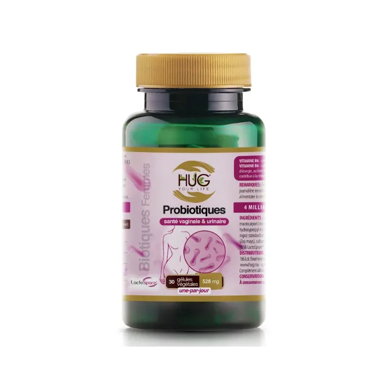 HUG BIOTIQUES FEMMES 30 GELULES 528 MG