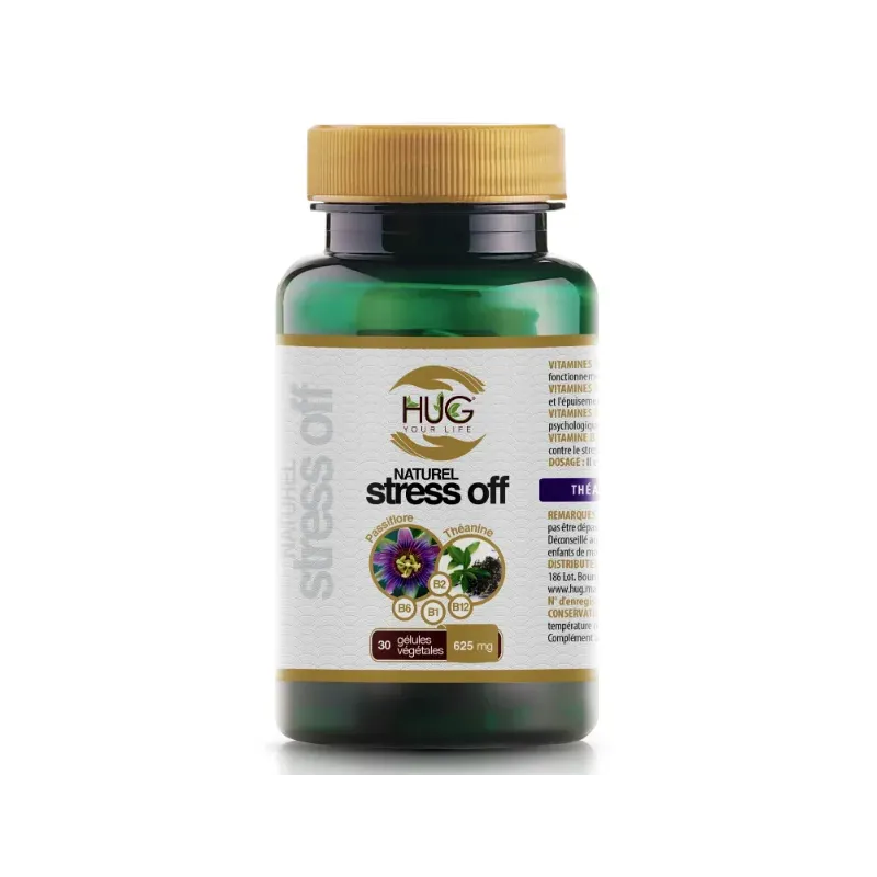 HUG NATURAL STRESS OFF 30 Gélules x 540mg