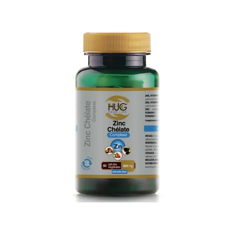 HUG ZINC COMPLEX BOITE 60 CAPSULES