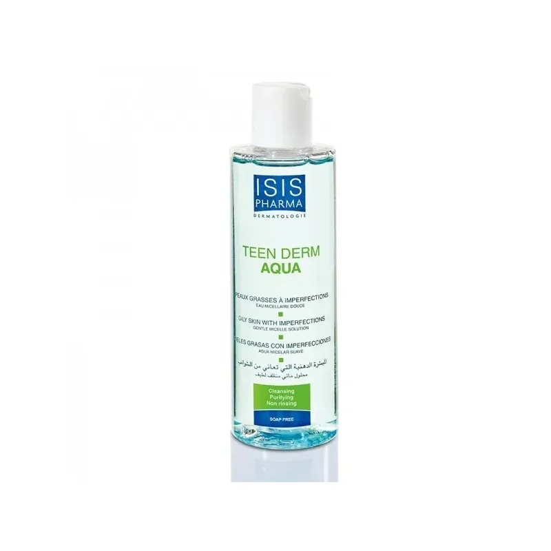 Isis pharma teen derm aqua solution micellaire purifiante 250 ml