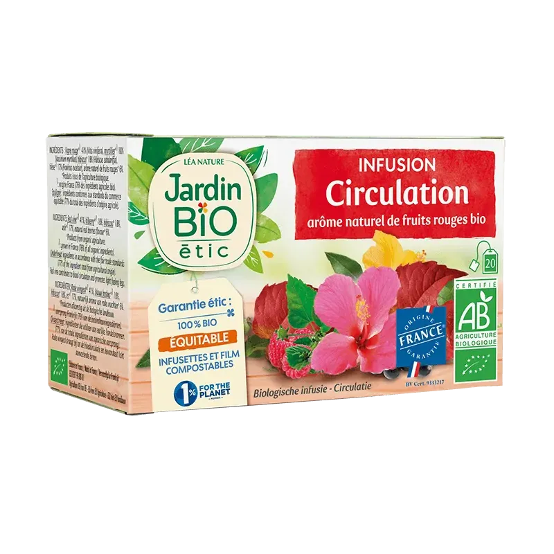 JARDIN BIO CIRCULATION SANGUINE VIGNE ROUGE 30G