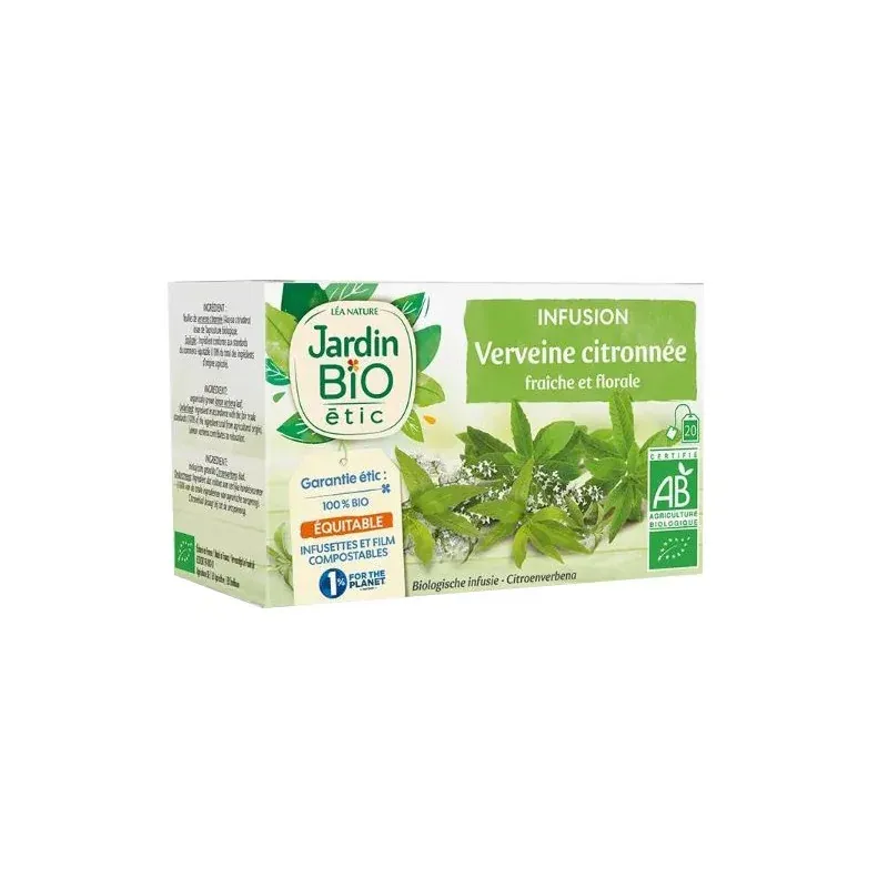 JARDIN BIO INFUSION VERVEINE CITRONNÉE 28 G