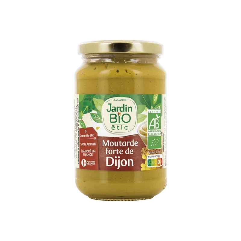 JARDIN BIO MOUTARDE FORTE DE DIJON 350G