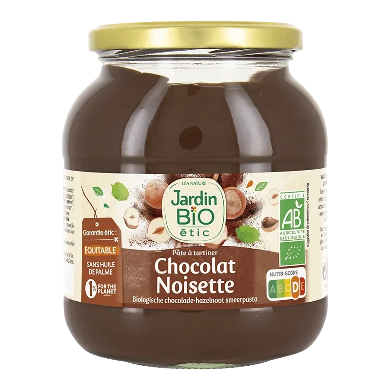 JARDIN BIO PATE A TARTINER CHOCOLAT NOISETTE 750G