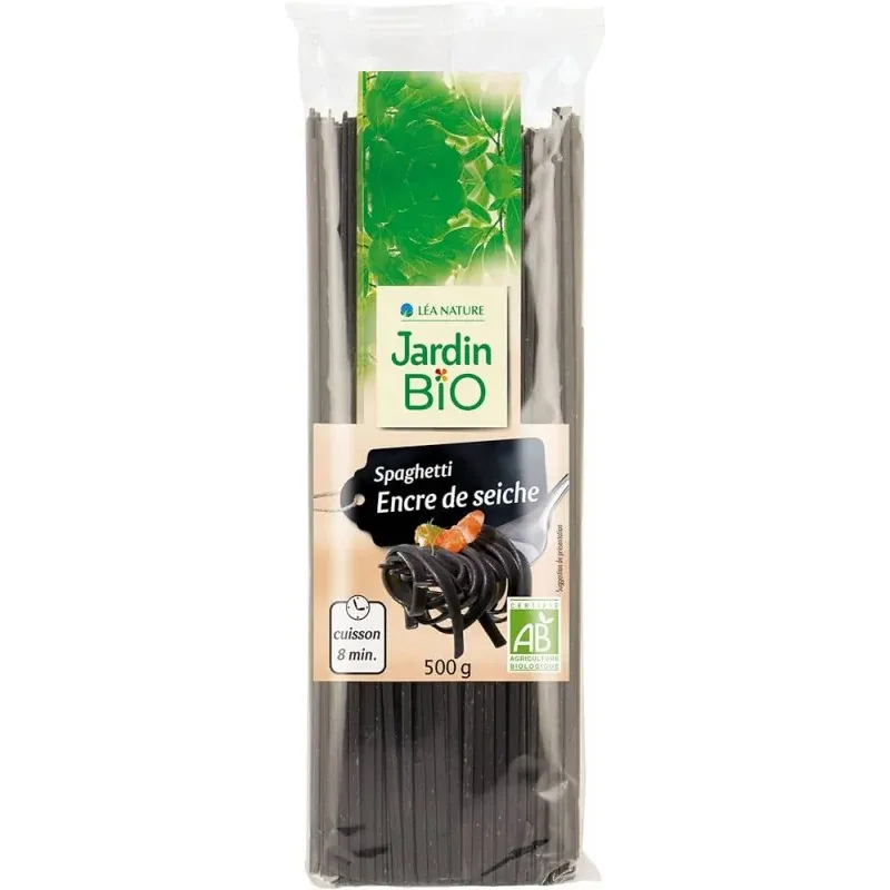 JARDIN BIO SPAGHETTI NOIR ENCRE DE SEICHE 500G