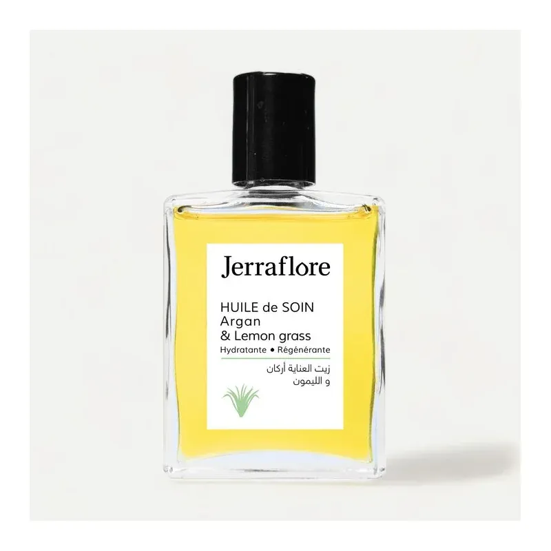 JERRAFLORE HUILE ARGAN & LEMON GRASS 60ml