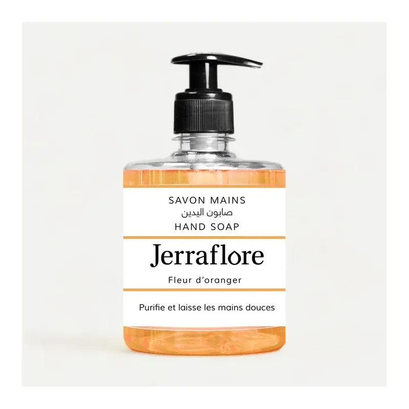 JERRAFLORE SAVON MAINS FLEUR D’ORANGER 500ml