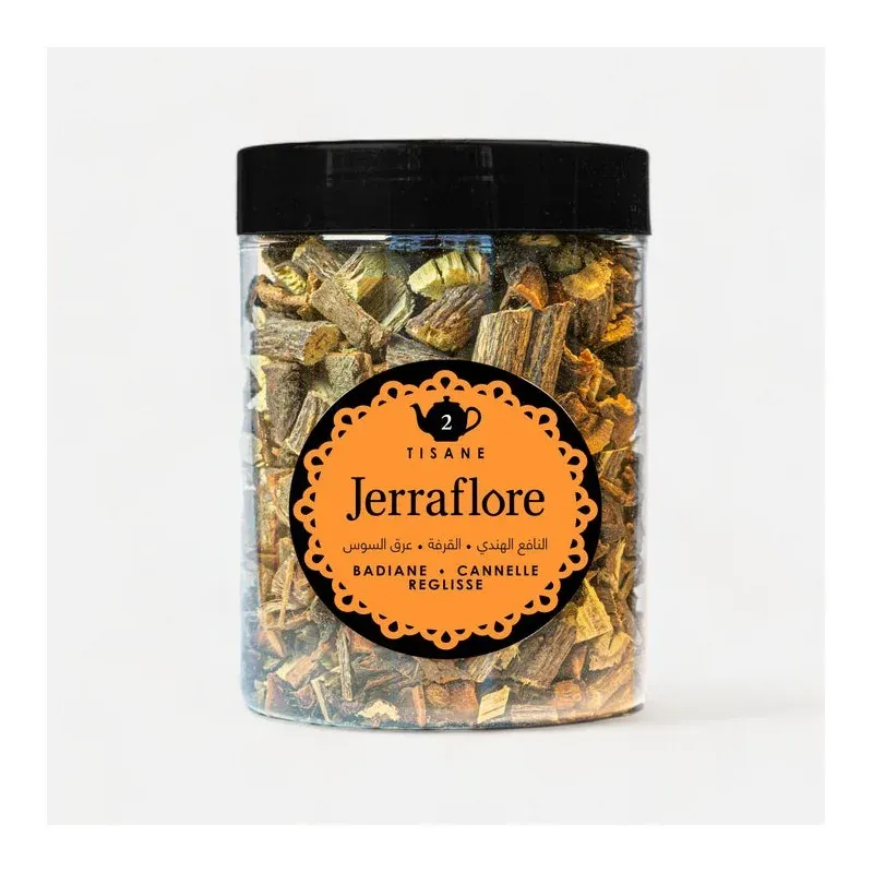 JERRAFLORE TISANE N°2 150g Tisane Digestive Et Tonifiante