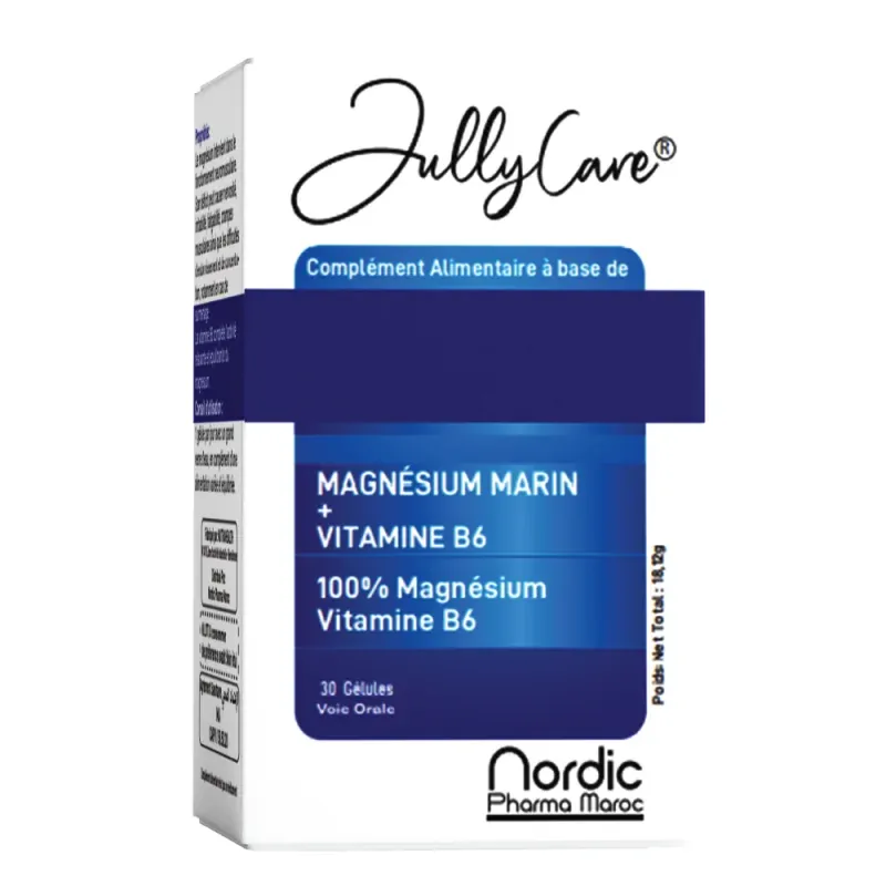 JULLYCARE Magnésium-MARIN 30 GÉLULES