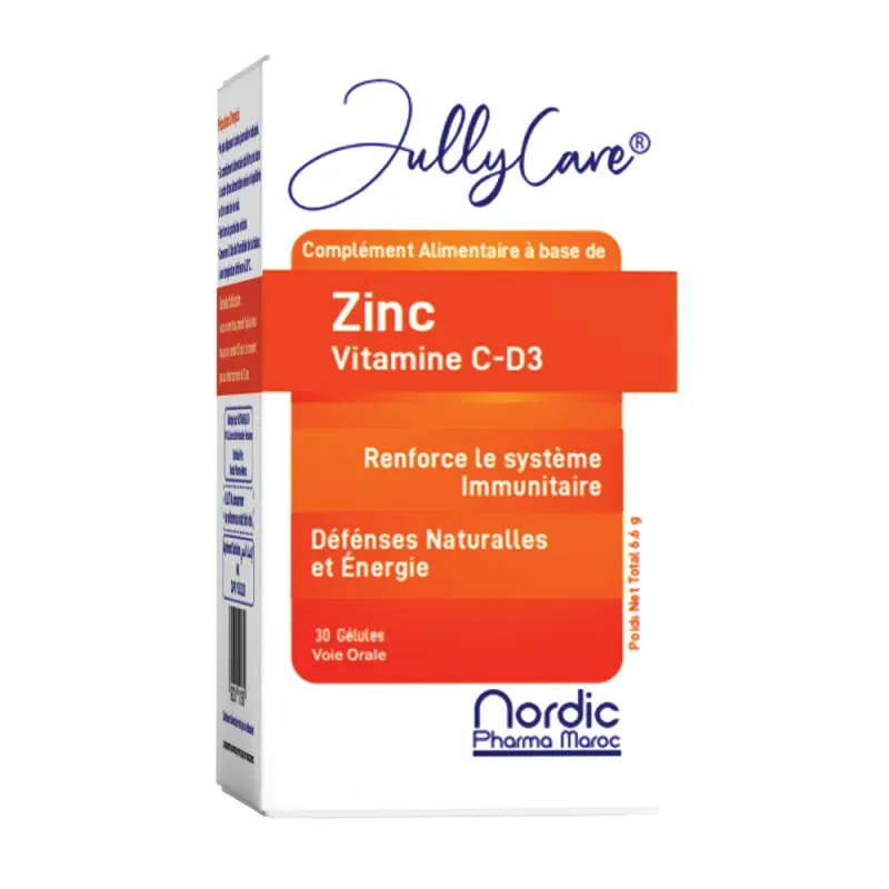 JULLYCARE ZINC 30 GÉLULES