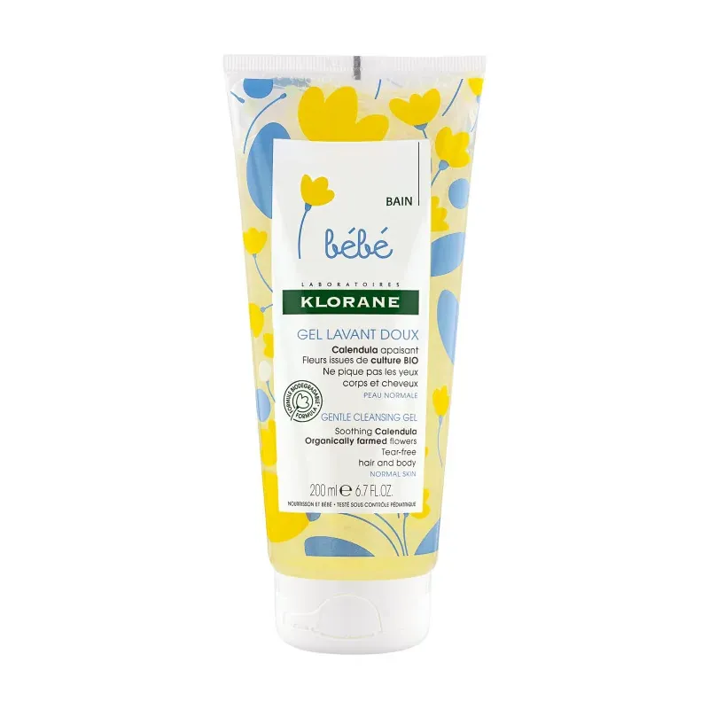 KLORANE BEBE GEL DOUCEUR MOUSSANT 200ml