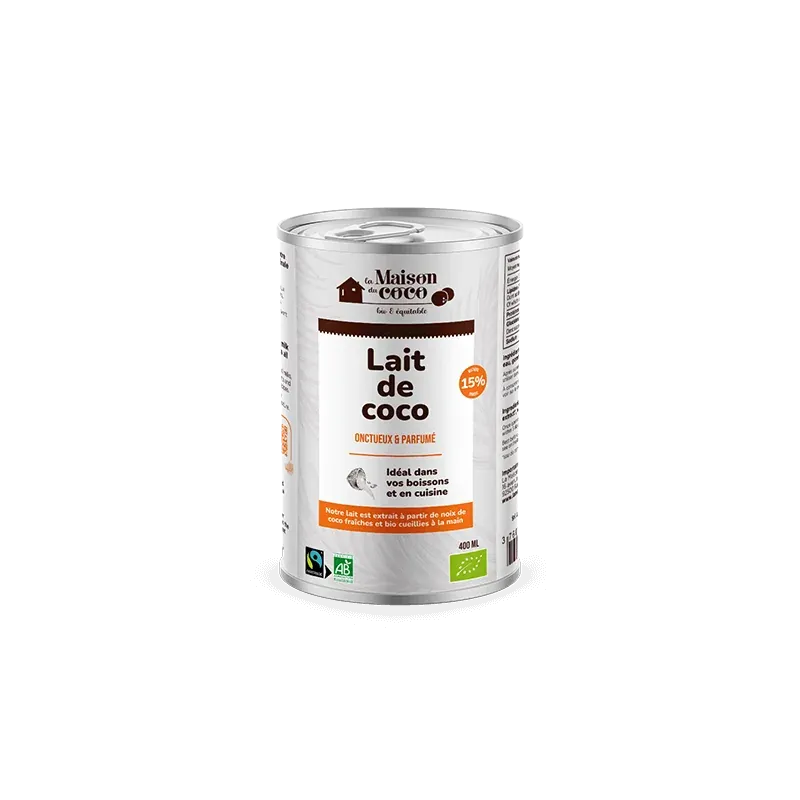 La Maison du Coco Lait de Coco 15% 400Ml