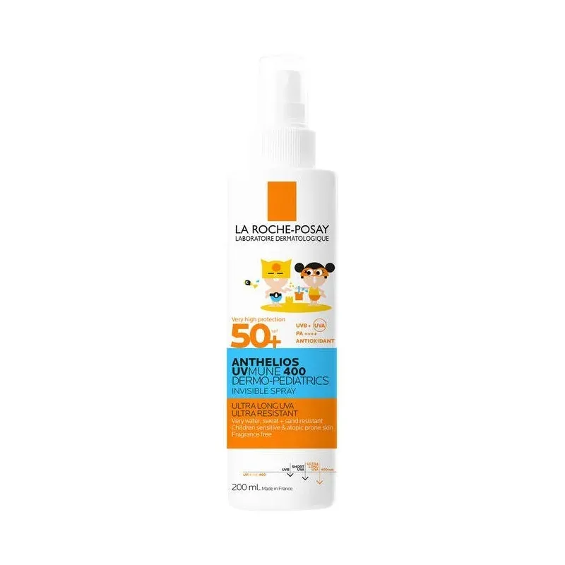 LA ROCHE POSAY ANTHELIOS UV MUNE 400 DERMO-PEDIATRICS SPRAY INVISIBLE SPF50+