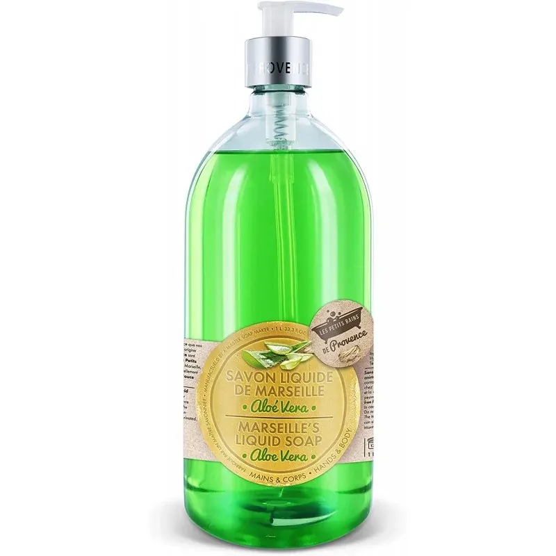 LES PETITS BAINS DE PROVENCE SAVON LIQUIDE ALOE VERA 1 L