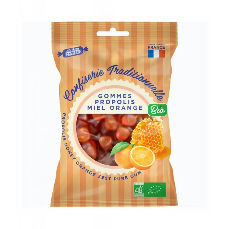 Ma petite Confiserie Gommes Propolis Miel Orange 100 g