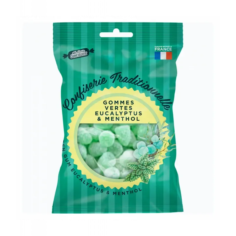 Ma petite Confiserie Gommes Vertes Eucalyptus Mentol 100 g