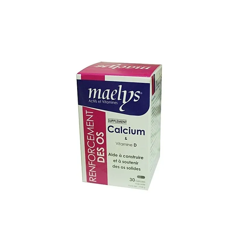 MAELYS CALCIUM & VITAMINE D 30 GÉLULES