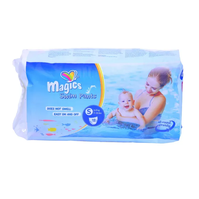 Magics Culottes De Bain Taille S (3-8kg) Sachet De12 Pièces