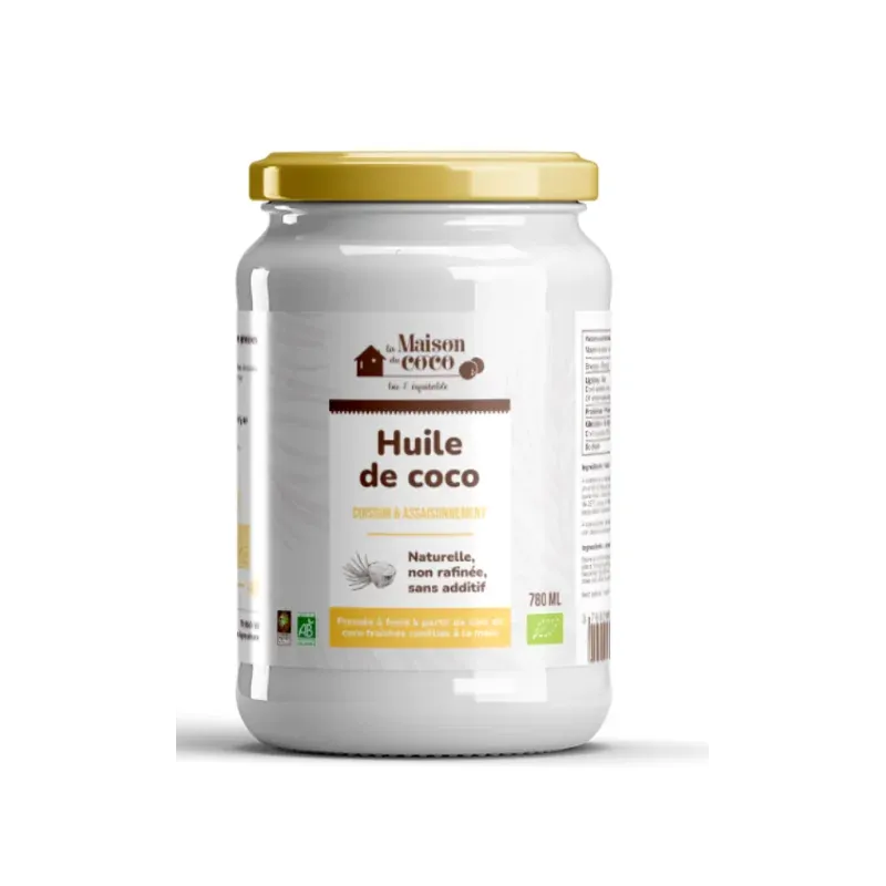 Maison de coco Huile Vierge de Noix de Coco, BIO 700 g -