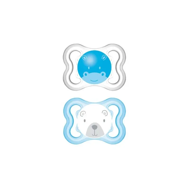MAM AIR SUCETTE 0-6 MOIS SILICONE GARÇON