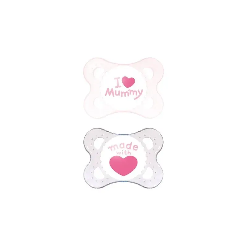 MAM ORIGINAL SUCETTE 0-6 MOIS SILICONE ROSE