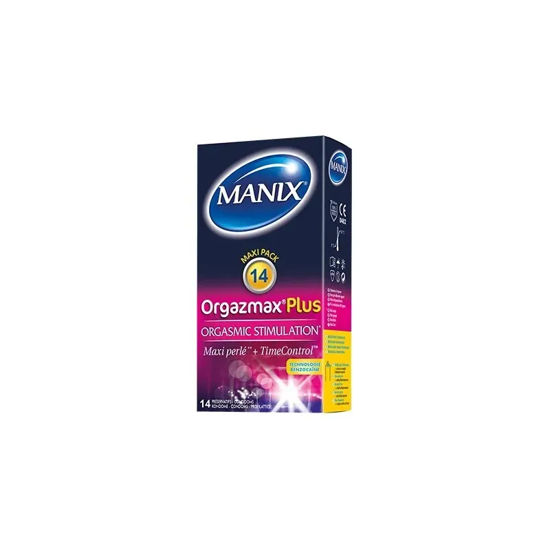 MANIX ORGAZMAX PLUS BOITE DE 14