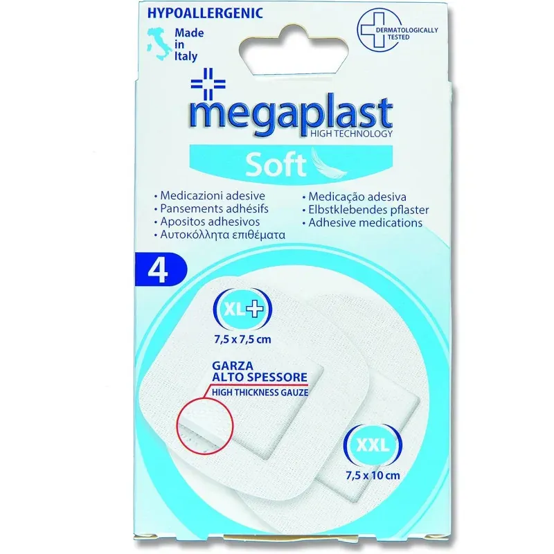 MEGAPLAST SOFT SPARADRAP PEAUX DELICATES BOÎTE 4 - 112424