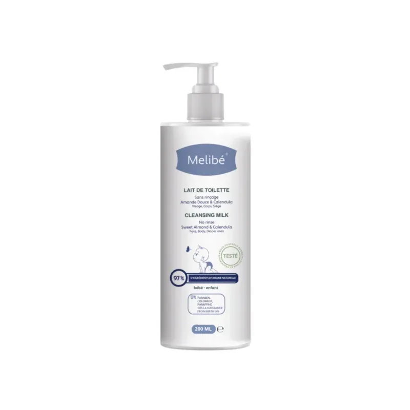 Melibé Bebe Lait de Toilette 200ml