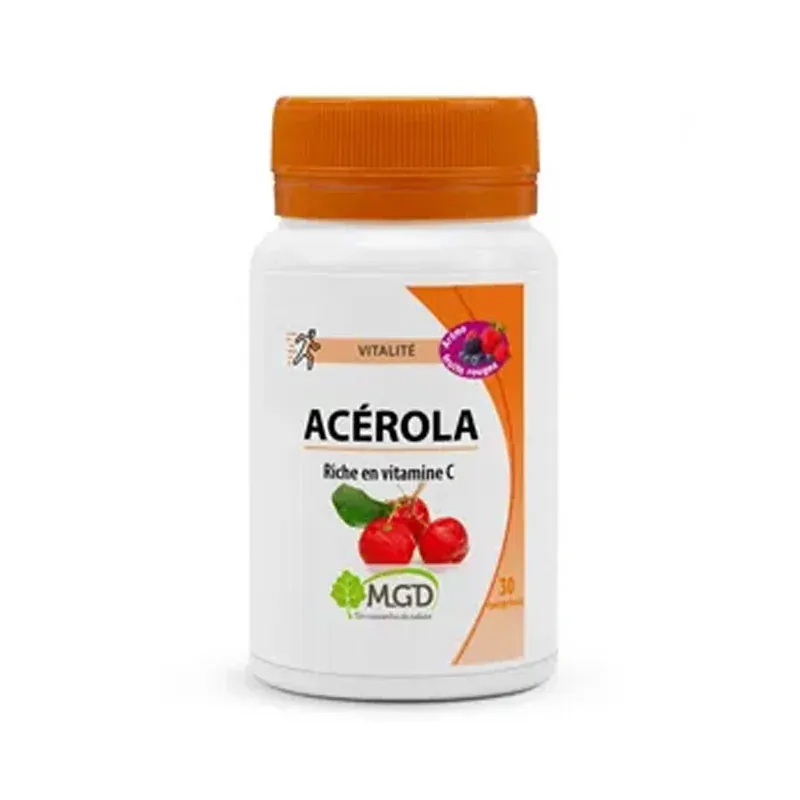 MGD ACEROLA FRUITS ROUGE PILLULIER 30 COMPRIMÉS