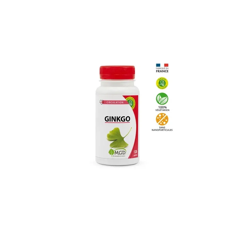 MGD GINKGO BILOBA PILLULIER 120 GÉLULES