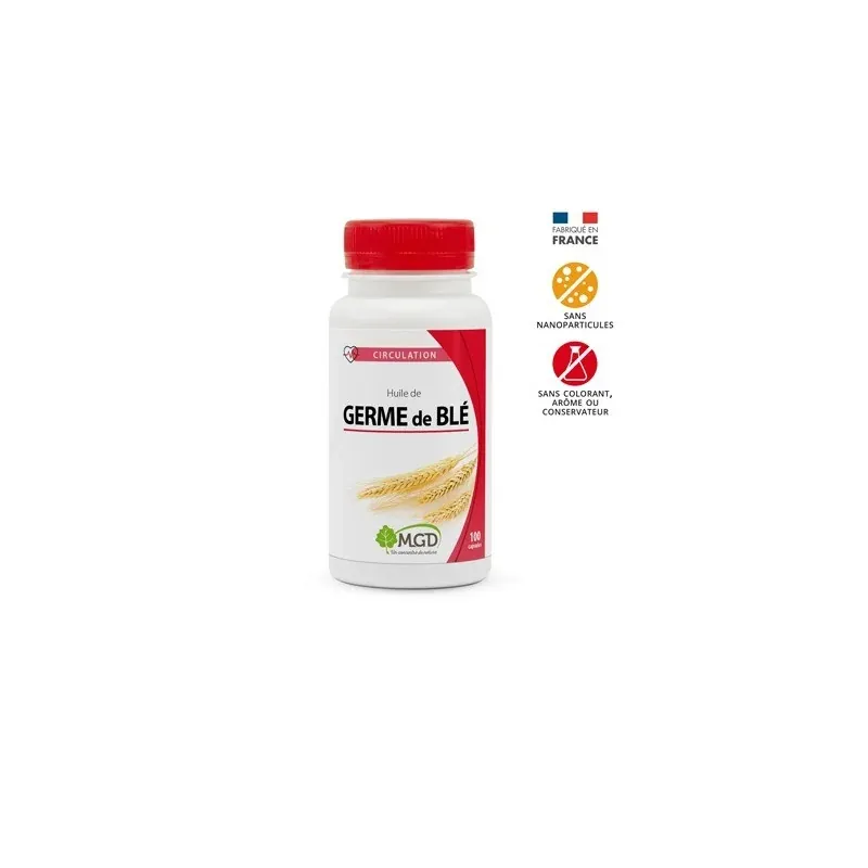 MGD HUILE DE GERME DE BLE PILLULIER 100 CAPSULES