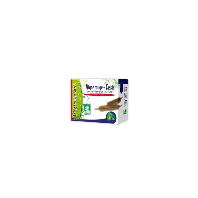 MGD NATURE vigne rouge cassis 10 ampoules