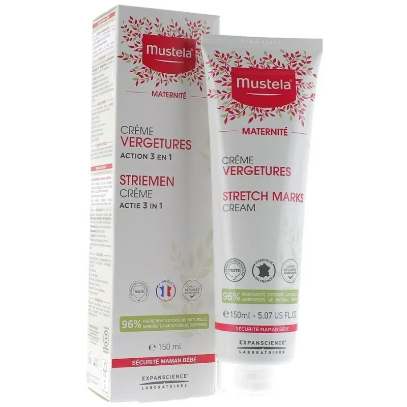 MUSTELA Crème prévention vergetures 150ml